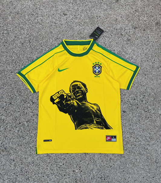 Brazil 1998 Retro X City of God Concept Jersey