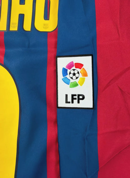 Ronaldinho retro jersey long sleeves Barcelona 2005