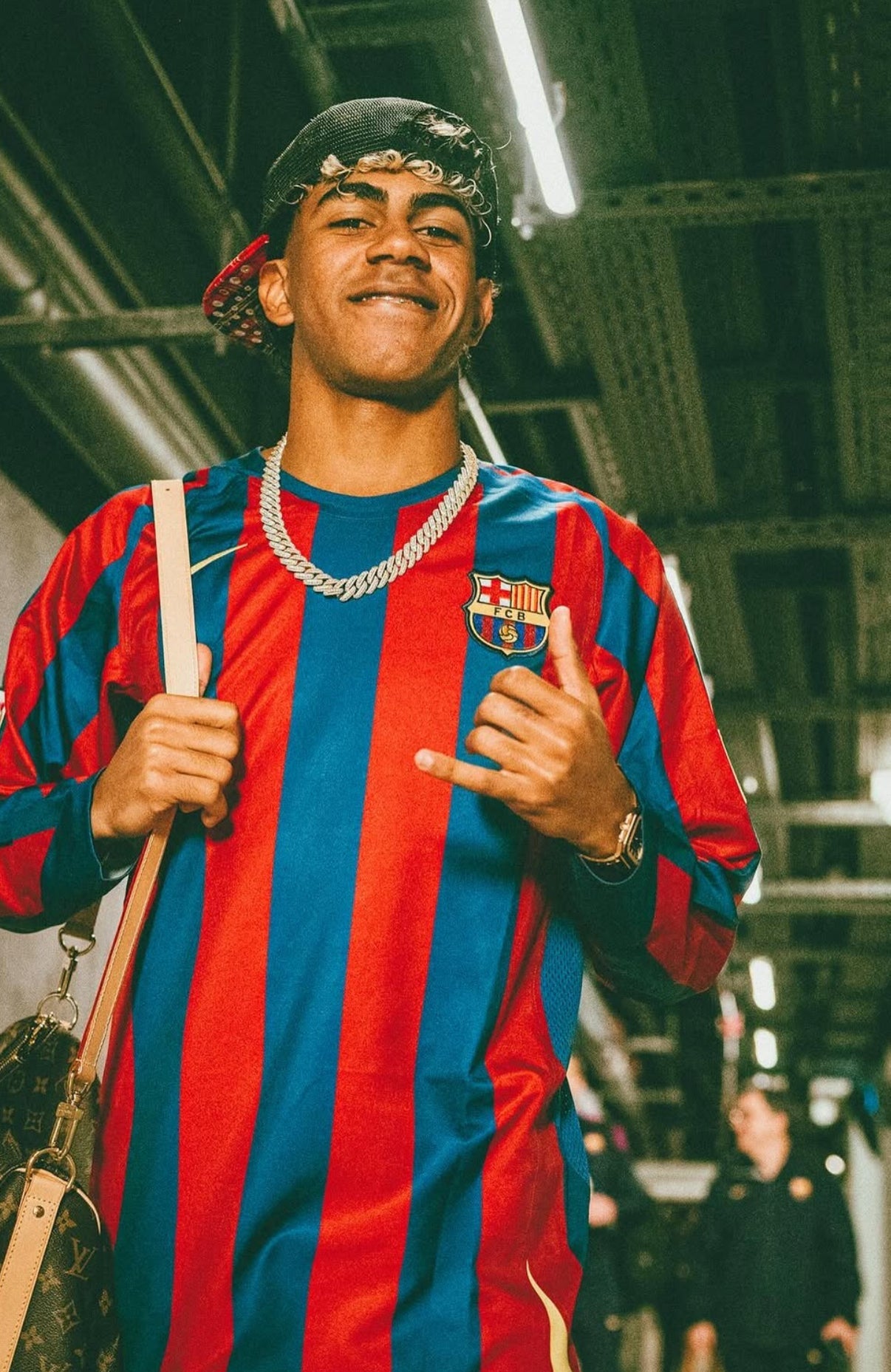Ronaldinho retro jersey long sleeves Barcelona 2005