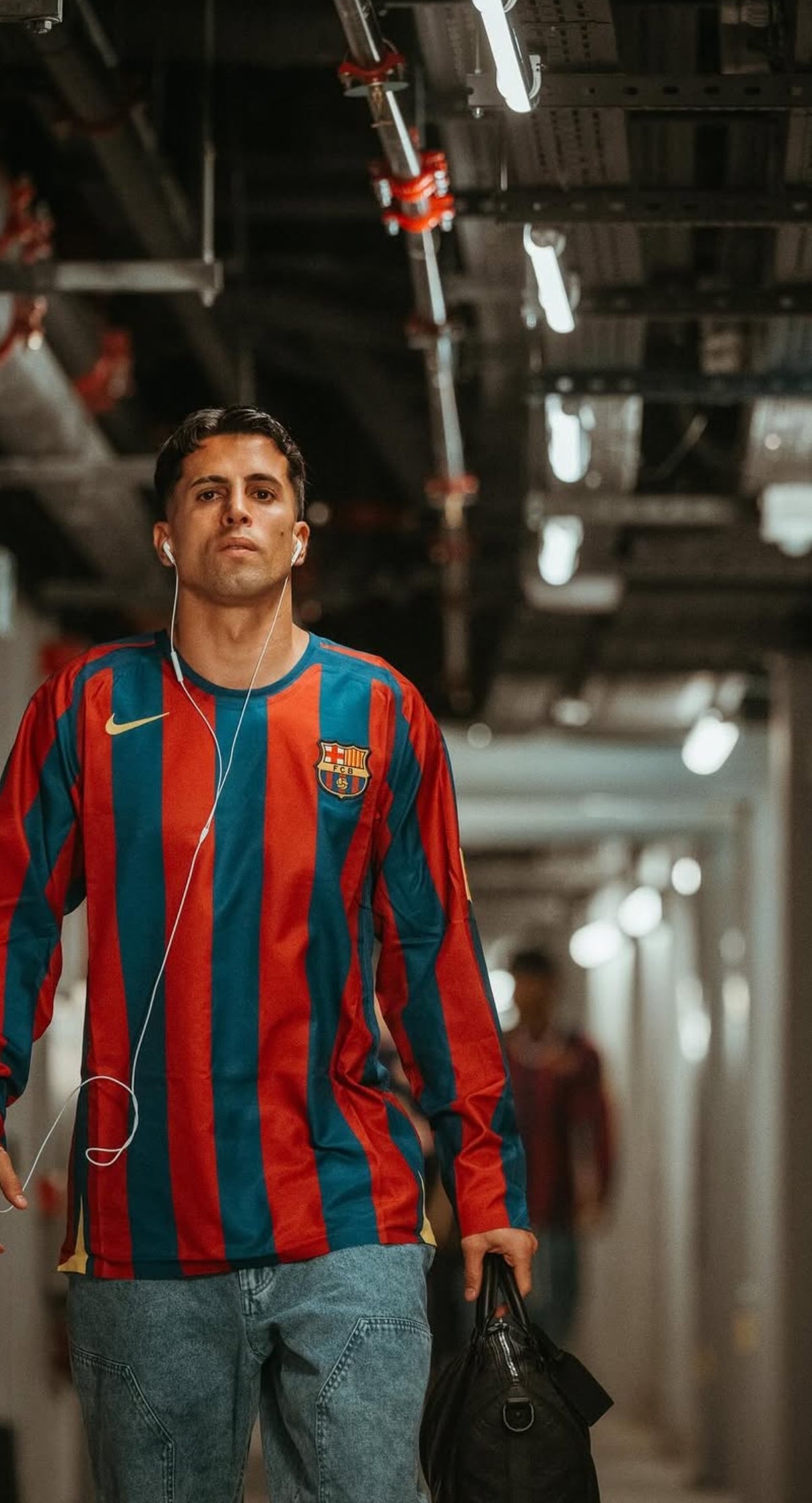 Ronaldinho retro jersey long sleeves Barcelona 2005