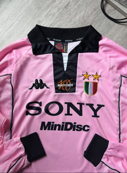 Juventus Retro Jersey Pink Long Sleeves 1997-1998